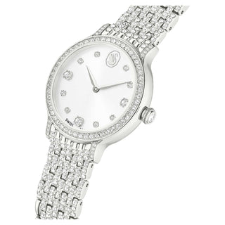 Imber watch, Swiss Made, Metal bracelet, Silver tone, Stainless steel