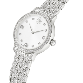 Imber watch, Swiss Made, Metal bracelet, Silver tone, Stainless steel