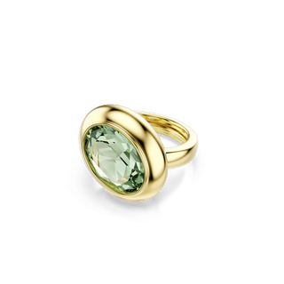 Gema motif ring, Set (3), Multicolored, 18K gold finish