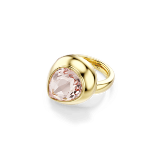 Gema motif ring, Set (3), Multicolored, 18K gold finish