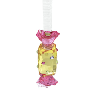 Holiday Cheers Dulcis Candy Ornament, Yellow