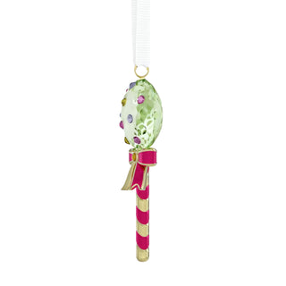 Holiday Cheers Dulcis Lollipop Ornament, Green