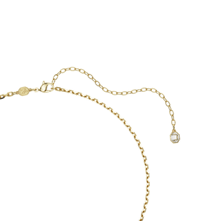 Idyllia pendant, Mixed cuts, Apple, Green, 18K gold finish