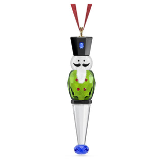 Holiday Cheers Nutcracker Ornament, Green
