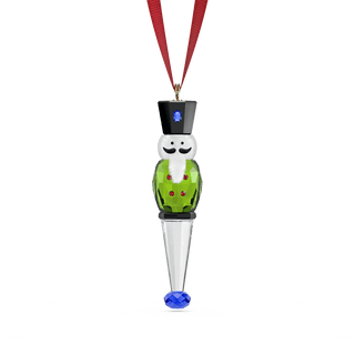 Holiday Cheers Nutcracker Ornament, Green