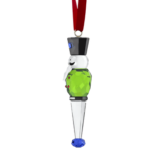 Holiday Cheers Nutcracker Ornament, Green