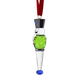 Holiday Cheers Nutcracker Ornament, Green