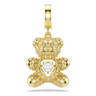 Idyllia charm, Mixed cuts, Teddy, Gold tone, Gold-tone plated