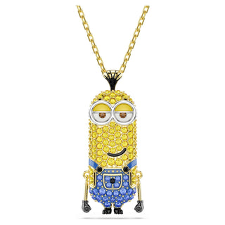 Minions Kevin pendant, Pavé, Multicolored, 18K gold finish