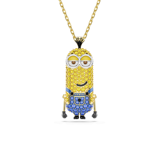 Minions Kevin pendant, Pavé, Multicolored, 18K gold finish