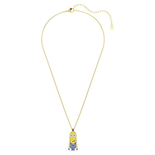 Minions Kevin pendant, Pavé, Multicolored, 18K gold finish