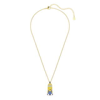 Minions Kevin pendant, Pavé, Multicolored, 18K gold finish