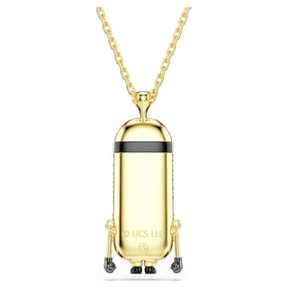 Minions Kevin pendant, Pavé, Multicolored, 18K gold finish