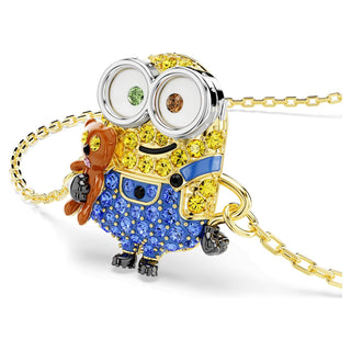 Minions Bob bracelet, Pavé, Multicolored, 18K gold finish