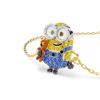 Minions Bob bracelet, Pavé, Multicolored, 18K gold finish