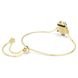 Minions Bob bracelet, Pavé, Multicolored, 18K gold finish