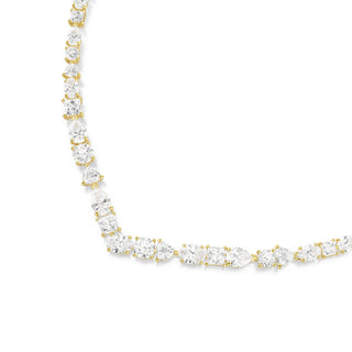 MESMERA:NECKLACE WHITE/GOS