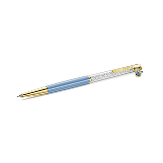 Crystalline ballpoint pen, Minions, Blue, Gold-tone plated
