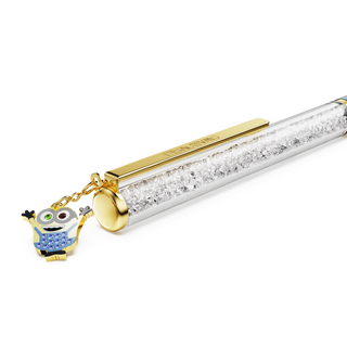 Crystalline ballpoint pen, Minions, Blue, Gold-tone plated