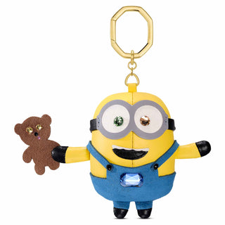 Minions bag charm, Multicolored, Gold-tone plated