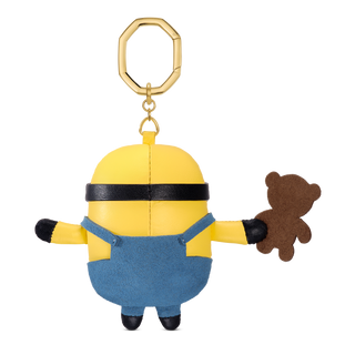Minions bag charm, Multicolored, Gold-tone plated