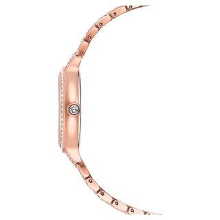 Imber watch, Swiss Made, Metal bracelet, Green, Rose gold-tone finish