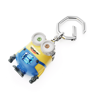 Minions Bob key ring, Multicolored, Stainless steel