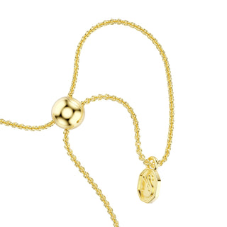 Mesmera bracelet, Mixed cuts, White, 18K gold finish