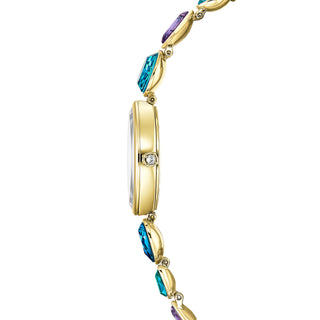 Gema watch, Crystal bracelet, Gold tone, Gold-tone finish