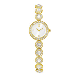 Una Angelic watch, Crystal bracelet, Gold tone, Gold-tone finish