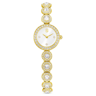 Una Angelic watch, Crystal bracelet, Gold tone, Gold-tone finish