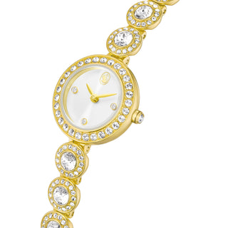 Una Angelic watch, Crystal bracelet, Gold tone, Gold-tone finish