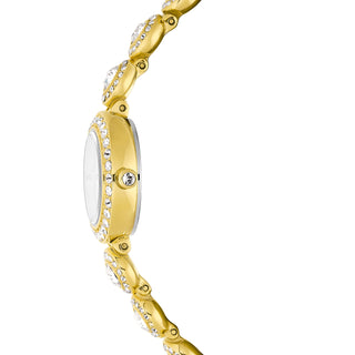 Una Angelic watch, Crystal bracelet, Gold tone, Gold-tone finish