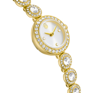 Una Angelic watch, Crystal bracelet, Gold tone, Gold-tone finish
