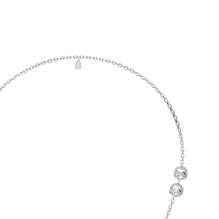 Una Angelic pendant and brooch, Cushion cut, White, Mixed Plating