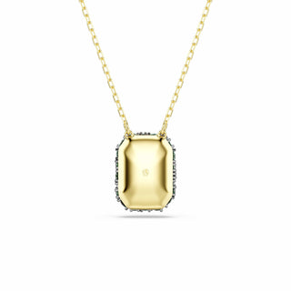 Sublima pendant, Octagon cut, Green, 18K gold finish