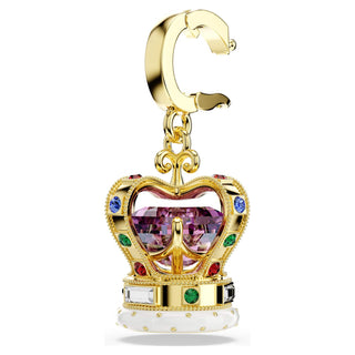 Minions Crown charm, Mixed cuts, Multicolored, 18K gold finish