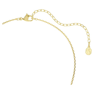 Imber Y pendant, Mixed cuts, Multicolored, 18K gold finish