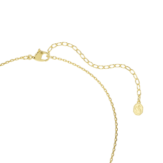 Imber Y pendant, Mixed cuts, Multicolored, 18K gold finish