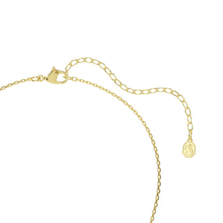 Imber Y pendant, Mixed cuts, Multicolored, 18K gold finish