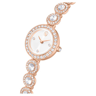Una Angelic watch, Crystal bracelet, Rose gold tone, Rose gold-tone finish