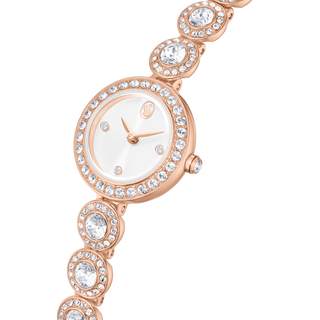 Una Angelic watch, Crystal bracelet, Rose gold tone, Rose gold-tone finish