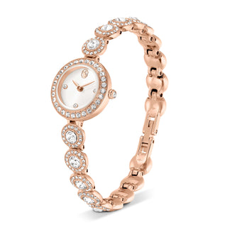Una Angelic watch, Crystal bracelet, Rose gold tone, Rose gold-tone finish