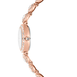 Una Angelic watch, Crystal bracelet, Rose gold tone, Rose gold-tone finish