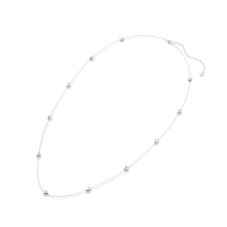 Chroma strandage, Star, White, Rhodium plated