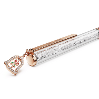 Crystalline ballpoint pen, Bell, Red lacquered, Rose gold-tone plated