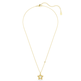 Sublima pendant, Round cut, Star, Multicolored, 18K gold finish