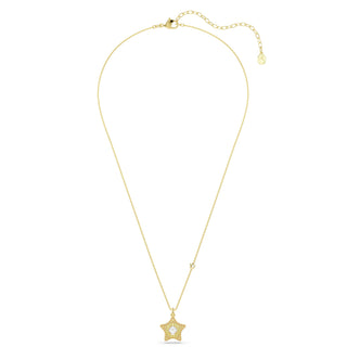 Sublima pendant, Round cut, Star, Multicolored, 18K gold finish