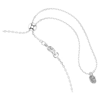 Mesmera choker, Marquise cut, White, Rhodium plated