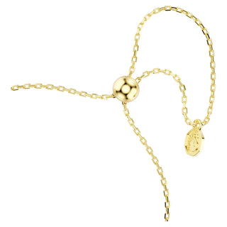Magic bracelet, Mixed cuts, Snowflake, White, 18K gold finish